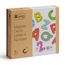 Картинка ANDREU Toys Магнитная игра "Цифры и буквы" от магазина gnom.land
