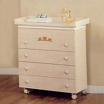 Картинка MIBB Пеленальный столик А.165 Tender, слоновая кость от магазина gnom.land