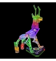 Картинка Конструктор "Laser Pegs"Гео животные, 12 в 1 от магазина gnom.land