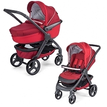 Картинка Коляска 2 в 1 Chicco Style Go Red Passion от магазина gnom.land