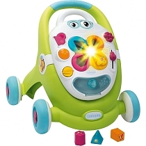 Картинка Smoby Развивающая каталка Ходунки Cotoons, светящаяся со звуком от магазина gnom.land
