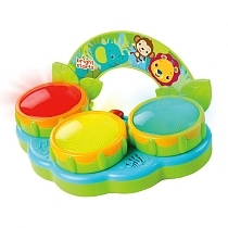 Картинка Bright Starts Музыкальная игрушка "Барабаны Сафари" от магазина gnom.land