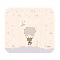 Картинка Nuovita Матрасик для пеленания мягкий CUTE BEAR, 820х720 мм, ваниль от магазина gnom.land
