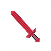 Картинка Игровой набор "Меч 8Бит пиксельный", 75 см, цвет красный от магазина gnom.land