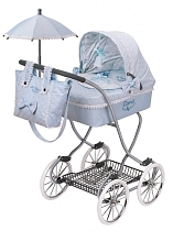 Картинка DeCuevas Toys Коляска с сумкой и зонтиком серии Кэрол, 90 см от магазина gnom.land