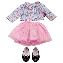 Картинка Gotz Набор одежды "Сверкающие цветы", 45-50 см от магазина gnom.land