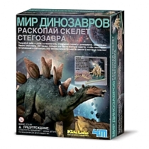 Картинка Набор 4M Раскопай скелет. Стегозавр от магазина gnom.land