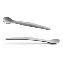 Картинка Everyday Baby Детская силиконовая ложка, 2 штуки, серый от магазина gnom.land