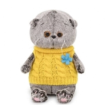 Картинка Budi Basa мягкая игрушка Басик BABY в жилетке, 20 см. от магазина gnom.land