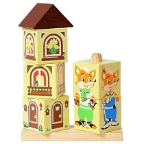 Картинка ТОМИК пирамидка "Кубики. Лисенок", 4545-1 от магазина gnom.land