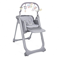 Картинка Стульчик для кормления Chicco Polly Magic Relax Graphite от магазина gnom.land