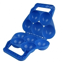 Картинка 1toy Формочка для лепки снежков, 5 ячеек Т13976, Синий от магазина gnom.land