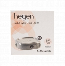 Картинка Hegen Крышки для контейнера хранения грудного молока (2 шт), белые от магазина gnom.land