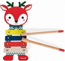 Картинка JANOD музыкальный инструмент "Ксилофон Оленёнок" от магазина gnom.land