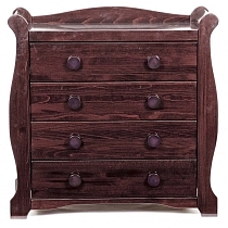 Картинка Лель Комод без пеленального столика БИ 777, махагон от магазина gnom.land