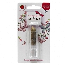Картинка Lucky Золотистая помада с ароматом клубники от магазина gnom.land