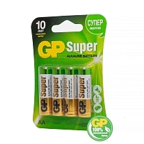 Картинка Батарейка GP Batteries Super Alkaline 15A-2CR4, AA (LR6) от магазина gnom.land
