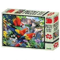 Картинка Стерео пазл PRIME 3D 10003 Полёт ара от магазина gnom.land