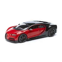 Картинка Bburago "Коллекционная машинка BB 18-11044 1:18 PLUS BUGATTI CHIRON SPORT, Красная" от магазина gnom.land