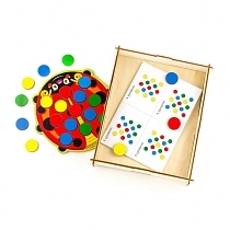 Картинка WoodlandToys Мозаика "Божья коровка" от магазина gnom.land