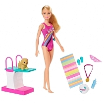 Картинка Набор игровой Barbie "Чемпион по плаванию" от магазина gnom.land