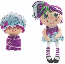 Картинка 1Toy "Девчушка вывернушка - Варюшка" - мягкая кукла 2 в 1 от магазина gnom.land