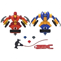 Картинка Spin Racers Набор волчков-трансформеров "Кинжал и Огнедышащий", 2в1 от магазина gnom.land