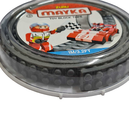 Картинка Zuru Гибкая лента-скотч для кубиков "Mayka" 1м/1,5см, серая магазин gnom.land Картинка Zuru Гибкая лента-скотч для кубиков "Mayka" 1м/1,5см, серая магазин gnom.land