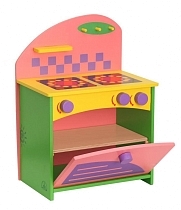 Картинка Набор кукольной мебели КРАСНОКАМСКАЯ ИГРУШКА КМ-06 Газовая плита от магазина gnom.land