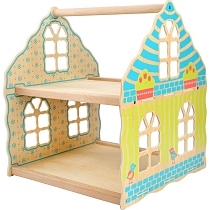 Картинка Lucy&Leo Кукольный дом, 2 этажа от магазина gnom.land