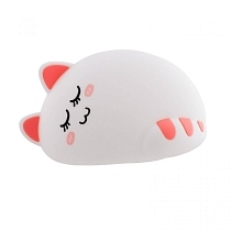 Картинка СТАРТ Ночник силиконовый "Кошка" NL 7 LED от магазина gnom.land