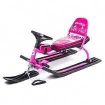 Картинка Барс (Russian Winter) Снегокат Comfort 106 "Vanessa", розовый от магазина gnom.land