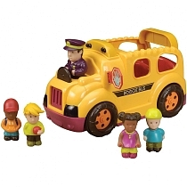 Картинка B.Toys Автобус школьный с пассажирами от магазина gnom.land
