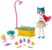 Картинка Набор игровой Enchantimals "Банный день Свинка Nisha" от магазина gnom.land