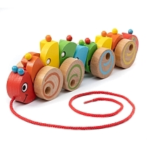 Картинка ANDREU Toys Каталка "Гусеница" от магазина gnom.land