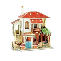 Картинка Rezark 3D Пазл Серия Домики Турции "Таунхаус", 33 элемента от магазина gnom.land