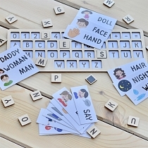 Картинка Raduga Kids "Английская раскладка для ноутбука и 40 карточек" от магазина gnom.land