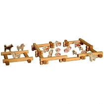 Картинка ТОМИК Конструктор "Двор", 58 деталей от магазина gnom.land