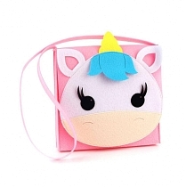 Картинка Фетров Сумочка для игр "Единорог" от магазина gnom.land