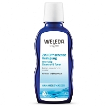 Картинка Weleda Очищающее средство 2 в 1, для нормальной и смешанной кожи, 100 мл от магазина gnom.land