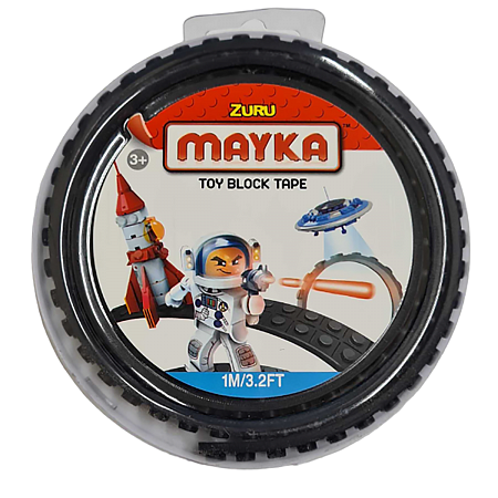 Картинка Zuru Гибкая лента-скотч для кубиков "Mayka" 1м/1,5см, черная магазин gnom.land Картинка Zuru Гибкая лента-скотч для кубиков "Mayka" 1м/1,5см, черная от магазина gnom.land