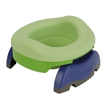 Картинка Potette Plus Дорожный горшок с силиконовой вставкой и пакетами 10 шт от магазина gnom.land