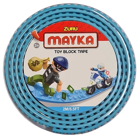 Картинка Zuru Гибкая лента-скотч для кубиков "Mayka" 2м/3см, голубая магазин gnom.land Картинка Zuru Гибкая лента-скотч для кубиков "Mayka" 2м/3см, голубая от магазина gnom.land