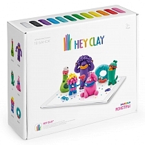 Картинка Залипаки HEY CLAY набор пластилина "Монстры" от магазина gnom.land