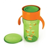 Картинка Avent Поильник "Взрослая чашка" 12мес+, 340 мл, зеленый от магазина gnom.land