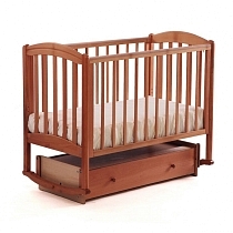 Картинка Лель Кровать маятниковая поперечная "Василёк" БИ 09.2, орех светлый от магазина gnom.land