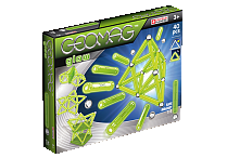 Картинка Магнитный конструктор GEOMAG 330 Glow 40 деталей от магазина gnom.land