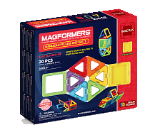 Картинка Магнитный конструктор MAGFORMERS Window Plus Set 20 от магазина gnom.land
