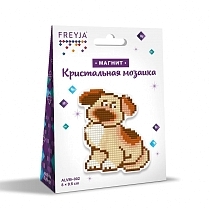 Картинка Фрея Кристальная мозаика "Магнит. Собачка" от магазина gnom.land