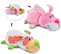 Картинка 1Toy "Зайчик - Собачка с ароматом Ням-Ням - 35 см " - игрушка вывернушка от магазина gnom.land